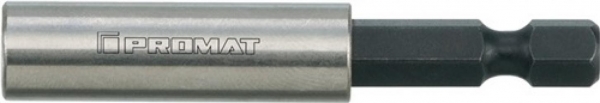 PROMAT-Bithalter 1/4 Zoll F 6,3 1/4 Zoll C 6,3 Magnet,Spreng-Ri L.60mm