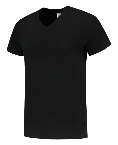 TRICORP-T-Shirts, V-Ausschnitt, Slim Fit, 160 g/m, schwarz