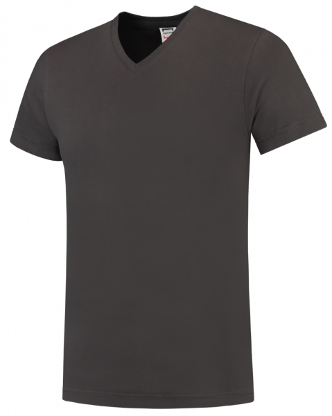 TRICORP-T-Shirts, V-Ausschnitt, Slim Fit, 160 g/m, darkgrey