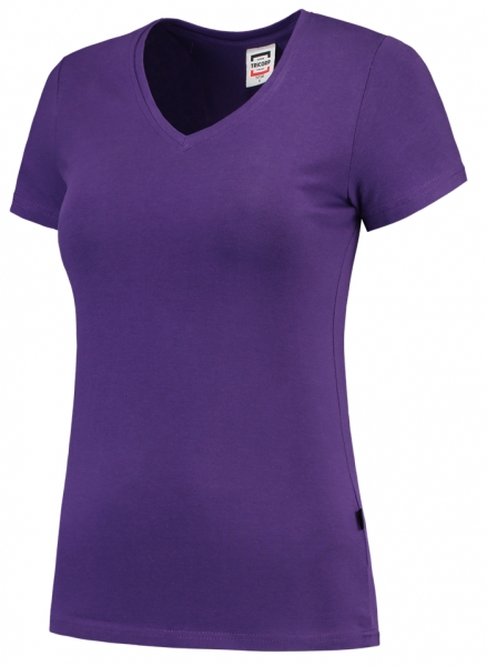TRICORP-Damen-T-Shirts, V-Ausschnitt, 190 g/m, purple