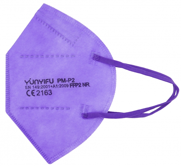 Atemschutz Mundschutz FFP 2 Maske, lila, VE =10 Stck