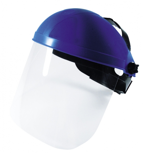 L-Gesichtsschutz-Kopfhalterung inkl. Polycarbonatscheibe