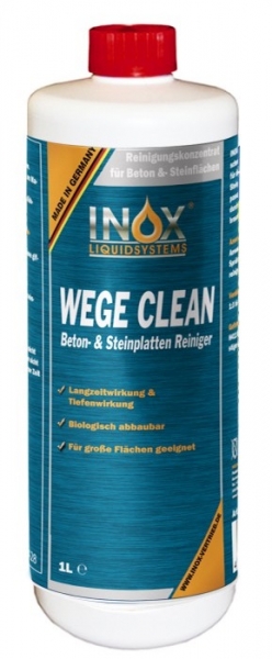INOX-Wege-Clean-Reiniger, Steinreiniger, Grnbelag-Entfernung, 1 Liter Fl.