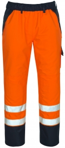 MASCOT-Workwear, Warnschutz-berziehhose, Linz, 240 g/m, orange/marine