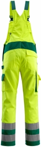 MASCOT-Workwear, Warnschutz-Latzhose, Barras, SAFE COMPETE, 90 cm, 310 g/m, gelb/grn