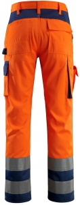 MASCOT-Warnschutz-Bundhose, Olinda, 76 cm, 290 g/m, orange/marine