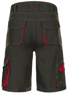 PLANAM-Workwear, Arbeits-Shorts, Basalt, 260 g/m, oliv/rot