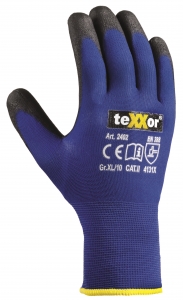BIG-TEXXOR-Nylon-Handschuhe TOUCH, blau/schwarz