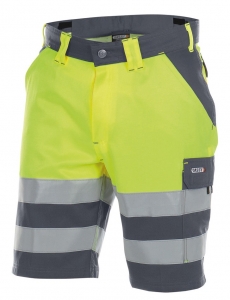 DASSY-Warnschutz-Shorts VENNA , gelb/grau