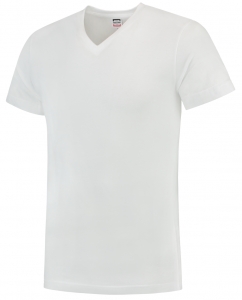 TRICORP-T-Shirts, V-Ausschnitt, Slim Fit, 160 g/m, wei
