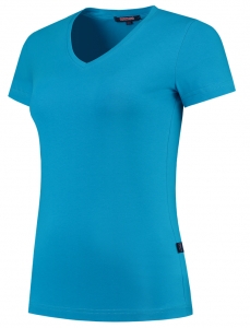 TRICORP-Damen-T-Shirts, V-Ausschnitt, 190 g/m, turquoise