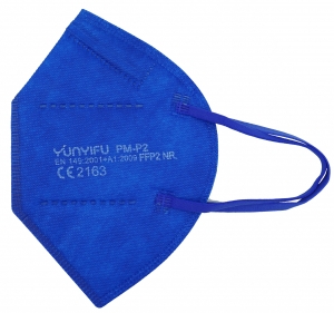 Atemschutz Mundschutz FFP 2 Maske, blau, VE = 10 Stck